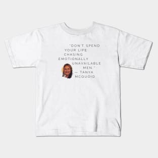 Tanya McQuoid White Lotus Quotes Kids T-Shirt